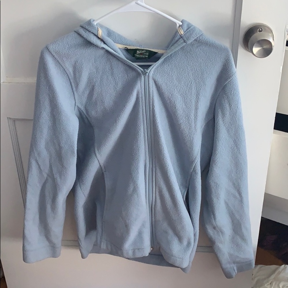 Wool rich fleece zip up